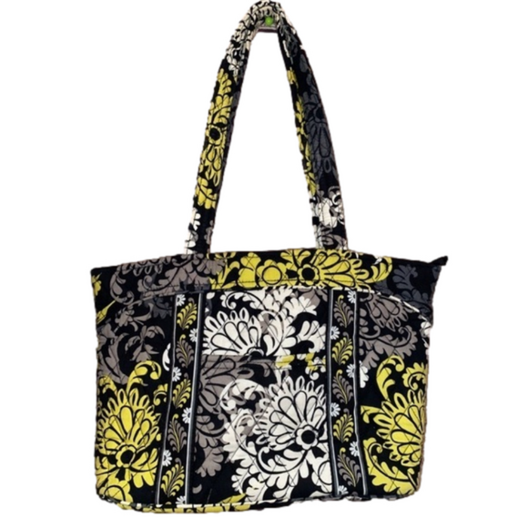 Vera Bradley Handbags - VERA Bradley shoulder bag Yellow and Black Floral